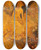Triptych art skateboard deck of Albert Pinkham Ryder Woman With A Deer by Albert Pinkham Ryder (1847-1917)