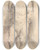 Triptych art skateboard deck of Willem Panneels Front View Of A Male Figure by Willem Panneels (1600-1634)