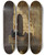 Triptych art skateboard deck of Carl Spitzweg Der Student Im Karzer by Carl Spitzweg (1808-1880)