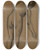 Triptych art skateboard deck of Pierre Puvis De Chavannes Femme Nue Debout Vue De Dos by Pierre Puvis De Chavannes (1824-1898)