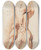 Triptych art skateboard deck of Willem Panneels Anatomisk Studie Af En Flet Mands Venstre Ben Set Fra Venstre Og Hans Hjre Ben I To Forskellige Positioner Corch by Willem Panneels (1600-1634)