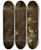 Triptych art skateboard deck of Franz Anton Maulbertsch Fourteen Holy Helpers by Franz Anton Maulbertsch (1724-1796)