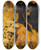 Triptych art skateboard deck of Albert Pinkham Ryder Children Playing With A Rabbit by Albert Pinkham Ryder (1847-1917)