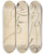 Triptych art skateboard deck of Benjamin Robert Haydon Study For Christs Entry Into Jerusalem_3 by Benjamin Robert Haydon (1786-1846)