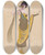 Triptych art skateboard deck of Will R Barnes Jealousy11 by Will R Barnes (1939)