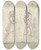 Triptych art skateboard deck of Daniel Nikolaus Chodowiecki Clarissa Und Lovelace Vor Einer Verschlossenen Gartentr by Daniel Nikolaus Chodowiecki (1726-1801)