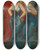 Triptych art skateboard deck of Charles Hermans Two Dancers by Charles Hermans (1839-1924)