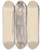 Triptych art skateboard deck of Will R Barnes The Hours12 by Will R Barnes (1939)