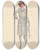 Triptych art skateboard deck of Will R Barnes Motoring 7 by Will R Barnes (1939)
