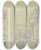 Triptych art skateboard deck of Jakob Becker Sherpherd With Sheep by Jakob Becker (1810-1872)