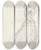 Triptych art skateboard deck of August Alleb Studie Van Een Vrouw Die Tennis Of Badminton Speelt by August Allebe (1838-1927)