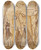 Triptych art skateboard deck of Sir Edward Coley Burnejones The Angels Of The Hierarchy Thrones by Sir Edward Coley Burne-Jones (1833-1898)