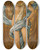Triptych art skateboard deck of Simeon Solomon Day by Simeon Solomon (1840-1905) Triptych art skateboard deck of Simeon Solomon Day by Simeon Solomon (1840-1905)
