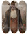 Triptych art skateboard deck of William Aiken Walker Man In Cotton Field by William Aiken Walker (1838-1921)