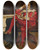 Triptych art skateboard deck of Frdric Soulacroix A Gentleman Reading by Frederic Soulacroix (1858-1933)