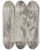 Triptych art skateboard deck of Pauljacquesaim Baudry Study For The Muse Thalia by Paul-Jacques-Aim Baudry (1828-1886)