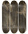 Triptych art skateboard deck of Ambrosius Francken I Abraham And Melchizedech by Ambrosius Francken I (1544-1618)