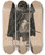 Triptych art skateboard deck of Amede Lynen Figure Of A Man_3 by Amedee Lynen (1852-1938)