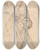 Triptych art skateboard deck of Albrecht Drer Saint Catherine Of Alexandria_2 by Albrecht Durer (1471-1528)