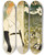 Triptych art skateboard deck of Thophile Alexandre Steinlen Yvette Guilbert by Theophile Alexandre Steinlen (1859-1923)
