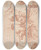Triptych art skateboard deck of Jacob De Wit Design For A Panel With Four Putti Decorating A Herm Terminal Figure With Garlands Of Fruit And Foliage by Jacob de Wit (1695-1754)