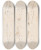 Triptych art skateboard deck of Willem Panneels Kristi Db by Willem Panneels (1600-1634)