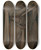 Triptych art skateboard deck of Caesar Van Everdingen Vier Evangelisten Mattes by Caesar Van Everdingen (1617-1678)