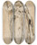 Triptych art skateboard deck of Jacob De Wit Design For The Painting Of A Door Of A Bookcase Minerva by Jacob de Wit (1695-1754)