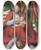 Triptych art skateboard deck of Lucas Cranach The Elder Mary Cleophas And Alphaeus With The Features Of Frederick The Wise With Two Of Their Sons by Lucas Cranach The Elder (1472-1553)
