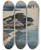 Triptych art skateboard deck of And Hiroshige Gathering Shells At Low Tide At Susaki From The Series 100 Views Of Famous Places In Edo by Ando Hiroshige (1797-1858)