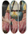 Triptych art skateboard deck of Master Of The Holy Blood Saint Barbara by Master Of The Holy Blood (1510-1520)
