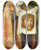 Triptych art skateboard deck of Joos Van Cleve Saint Veronica Displaying The Sudarium by Joos Van Cleve (1485-1541)
