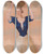 Triptych art skateboard deck of Paul Czanne Les Quatre Saisons Lautomne by Paul Cezanne (1839-1906)