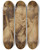 Triptych art skateboard deck of Maarten Van Heemskerck Neptune Stabbing A Sea Horse by Maarten Van Heemskerck (1498-1574)