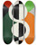 Triptych art skateboard deck of Robert Delaunay Endless Rhythm by Robert Delaunay (1885-1941)
