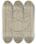Triptych art skateboard deck of Eduard Von Steinle Ornament Zur Einfassung Der Veitschen Freskobilder Im Stdelschen Institut_2 by Eduard Von Steinle (1810-1886)
