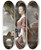 Triptych art skateboard deck of Joseph Wright Of Derby Mrs Frances Hesketh by Joseph Wright Of Derby (1734-1797)