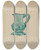 Triptych art skateboard deck of John Tarantino Creamer_1 by John Tarantino (1935)