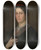 Triptych art skateboard deck of Wilhelm Leibl Bildnis Der Schwester Des Knstlers Katharina Sptere Frau Kirchdorffer by Wilhelm Leibl (1844-1900)