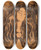 Triptych art skateboard deck of Edvard Munch Madonna The Brooch Eva Mudocci by Edvard Munch (1863-1944)