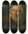 Triptych art skateboard deck of Giuseppe Nogari Bearded Old Man Wearing A Furtrimmed Cloak With Gold Clasp by Giuseppe Nogari (1699-1766)