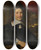 Triptych art skateboard deck of Abraham Lambertsz Van Den Tempel Portrait Of A Gentleman Holding Gloves Halflength Before A Landscape by Abraham Lambertsz. van den Tempel (1622-1672)