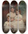 Triptych art skateboard deck of John Hoppner Mrs John Garden Ann Garden 17691842 And Her Children John 17961854 And Ann Margaret Born 1793 by John Hoppner (1758-1810)