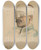 Triptych art skateboard deck of William Sergeant Kendall Portrait Of Julienlemordant by William Sergeant Kendall (1869-1938)