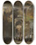 Triptych art skateboard deck of Franoismarius Granet Procession Dans La Crypte De San Martino Ai Monti Rome by Franois-Marius Granet (1775-1849)