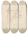 Triptych art skateboard deck of Paul Gavarni Study For Book Illustration Physiologie Dutailleur_1 by Paul Gavarni (1804-1866)