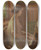 Triptych art skateboard deck of Ernest Laurent Jeune Fille Au Piano Portrait De Mademoiselle Warnier by Ernest Laurent (1859-1929)