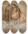 Triptych art skateboard deck of Pierreauguste Renoir Petite Fille Avec Sa Poupe by Pierre-Auguste Renoir (1841-1919)