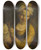 Triptych art skateboard deck of Francesco Zugno The Milliner by Francesco Zugno (1709-1787)