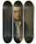 Triptych art skateboard deck of Wendelin Moosbrugger Portrait Of Herr Hberle by Wendelin Moosbrugger